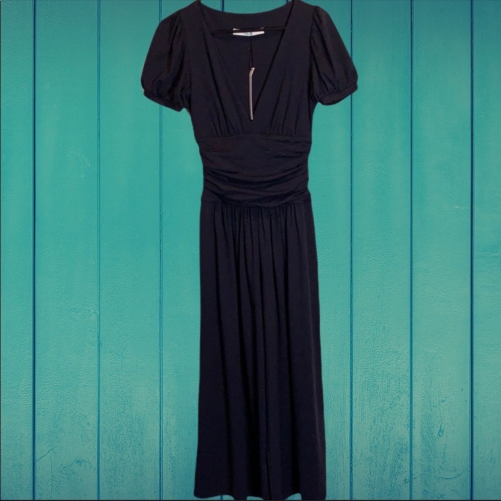 Susanna Monaco navy blue jumpsuit NWT